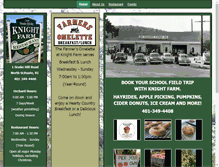 Tablet Screenshot of knightfarm.com